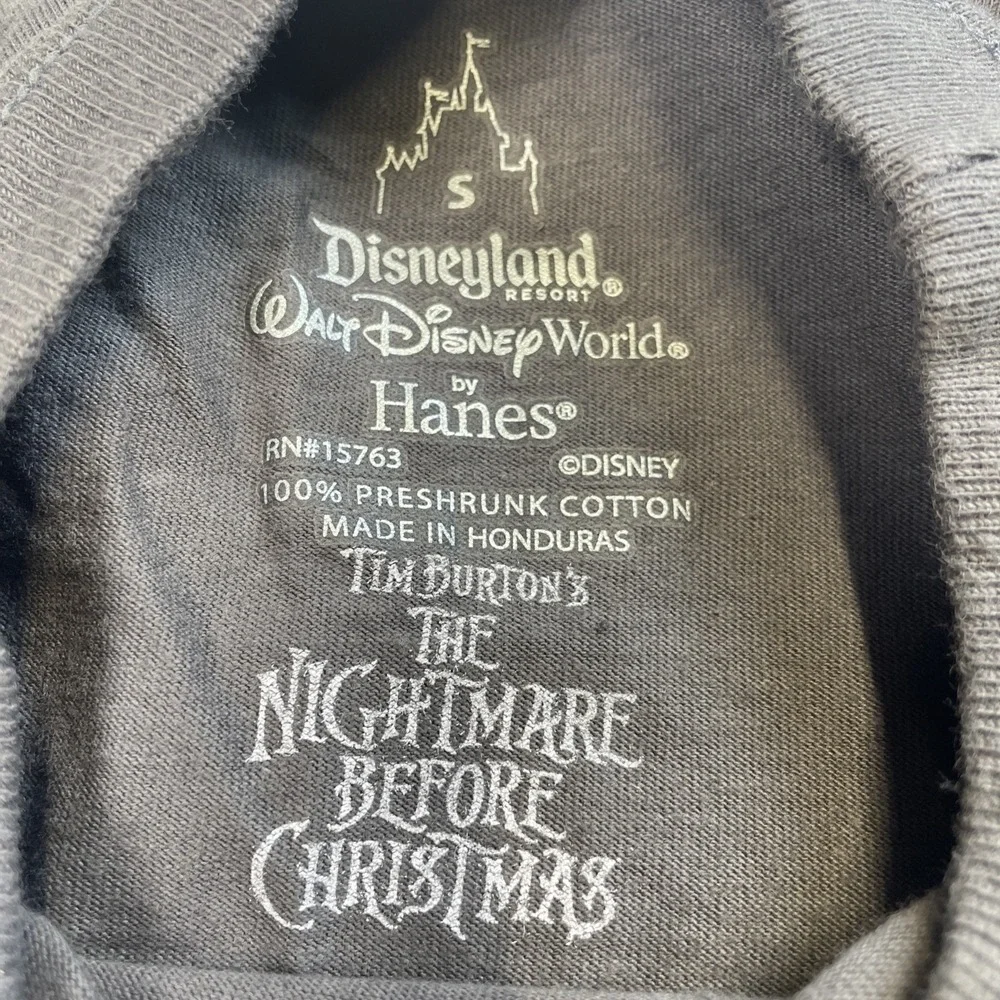 Disneyland Resort Jack Skellington Graphics T Shirt Small Nightmare Before Xmas‎